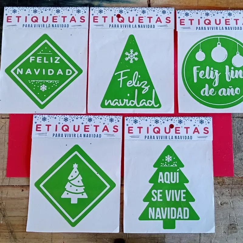 Etiquetas de navidad