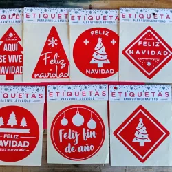 Etiquetas de navidad