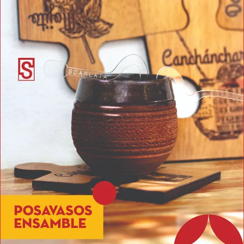 Posavasos ensamble 