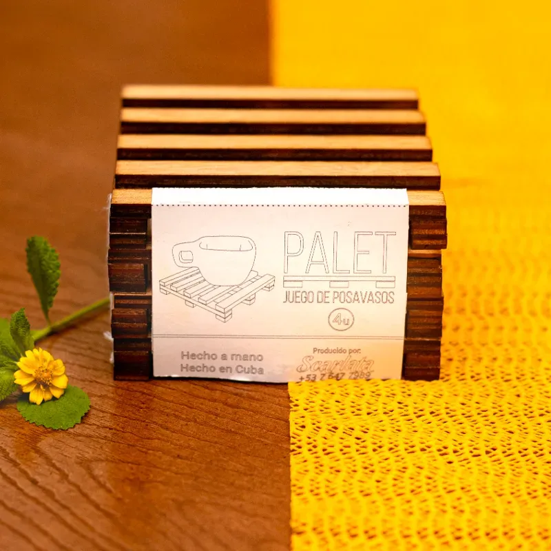 Posavasos pallet 