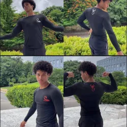 COMPRESIÓN MANGA LARGA NEGRO