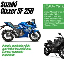 Moto Suzuki Gixxer SF 250