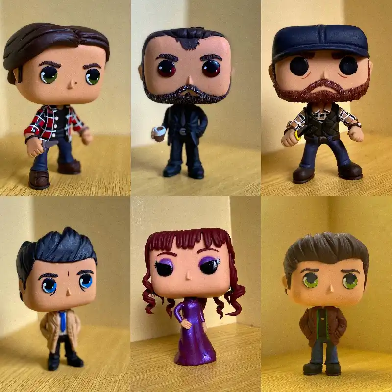 Funkos de los personajes de la serie Supernatural 