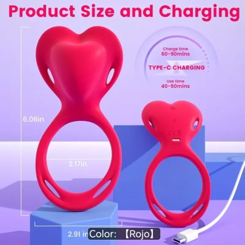 Vibrador manos libres para parejas