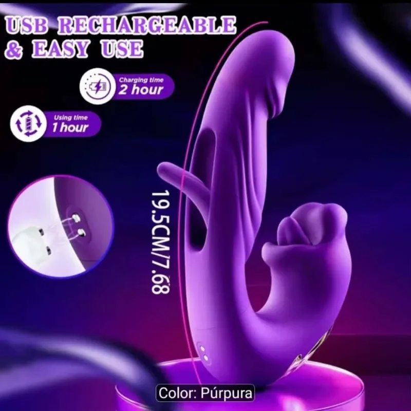 Vibrador Multifunción 4 en 1