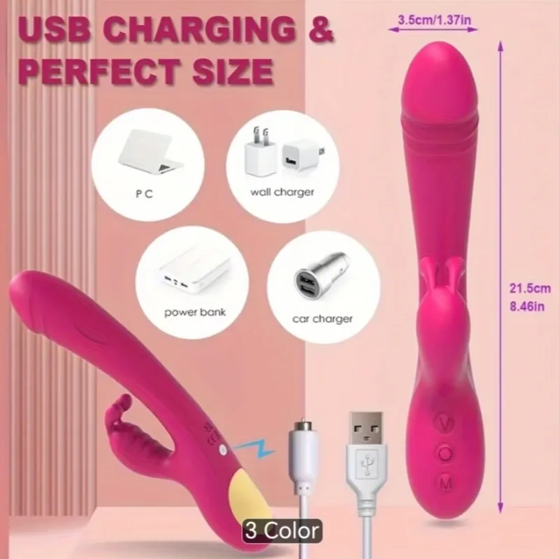 Vibrador Rabbit de doble estimulación
