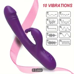 Vibrador Rabbit de doble estimulación