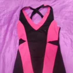 Negro y rosa