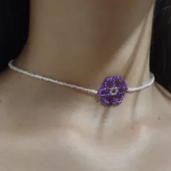 Collar de mostacillas 