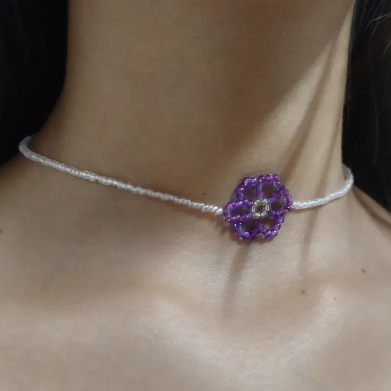 Collar de mostacillas 