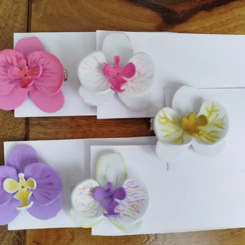Hebilla de orquídeas 