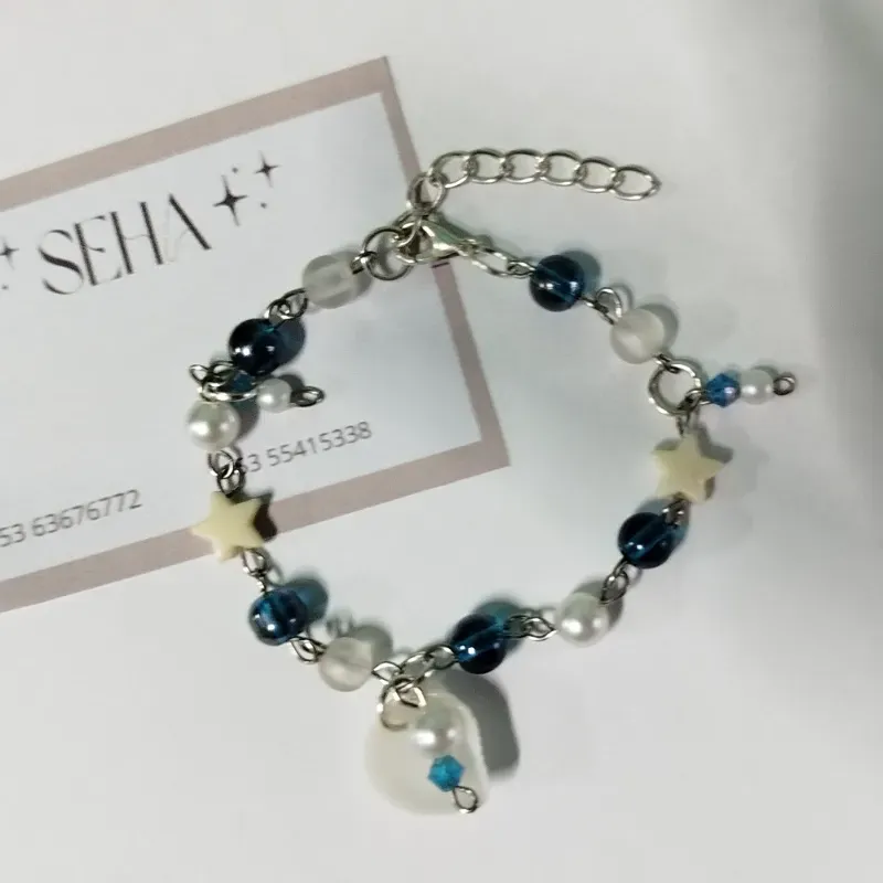 Pulsera con concha de mar