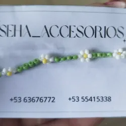Pulsera de margaritas 