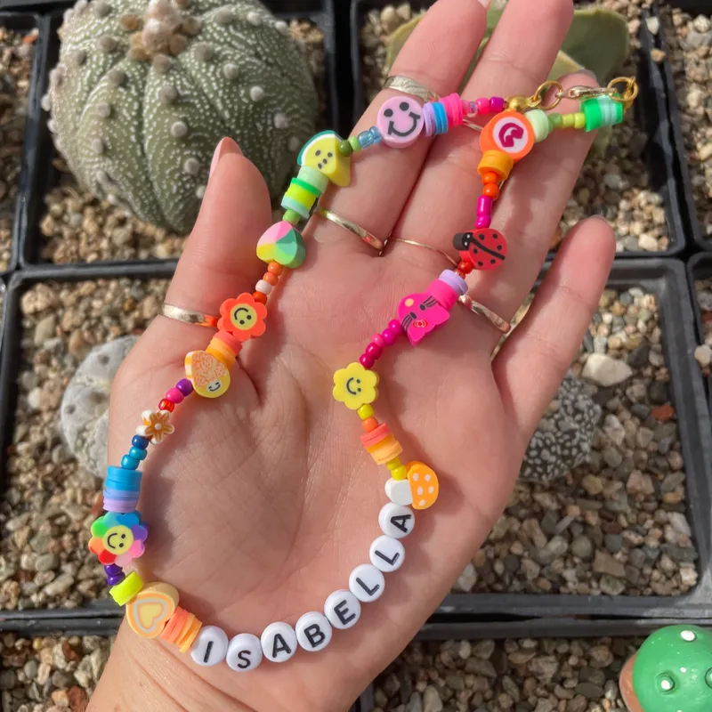 Collar de cuentas y fimos 