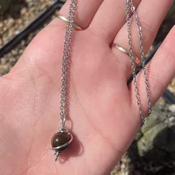 Collar Saturno de Acero inoxidable 