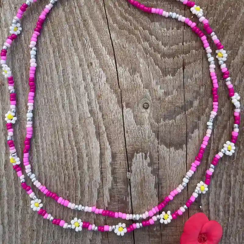 Collares de cuentas a juego 