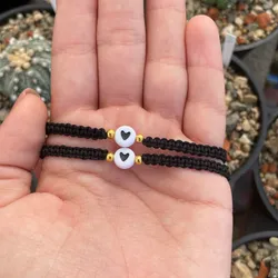 Pulsera tejidas para parejas 