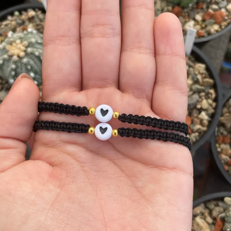 Pulsera tejidas para parejas 