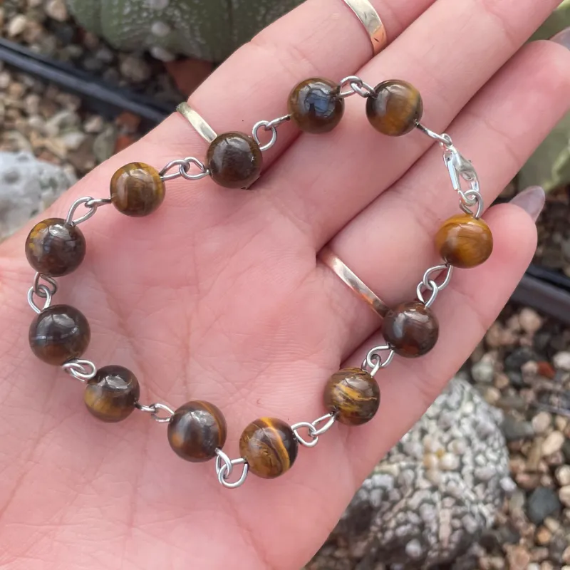 Pulseras ojo de tigre 