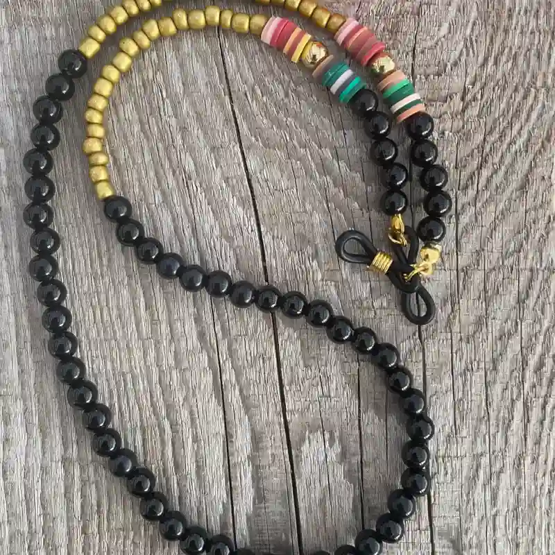 Strap perlas negras