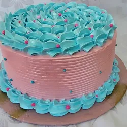 Cake 20 cm, relleno con dulce de coco
