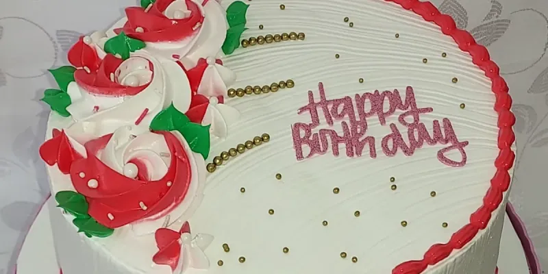 Cake 20 cm, relleno con  Nata