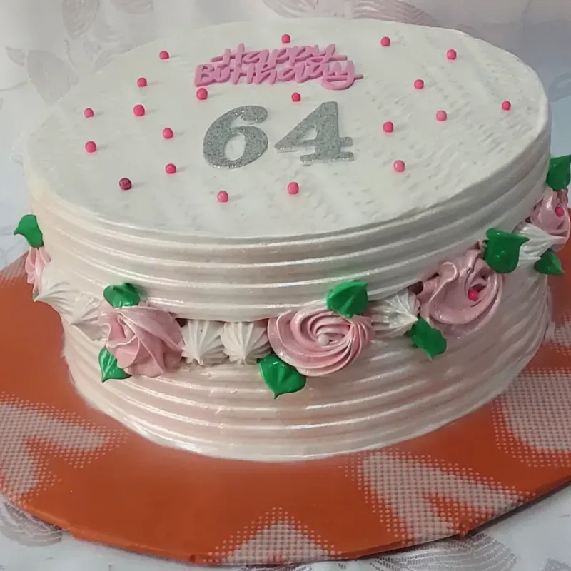 Cake 20 cm, relleno con  Nata