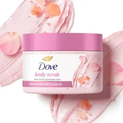 Dove Body Scrub Sal del Himalaya y Aceite de Rosa
