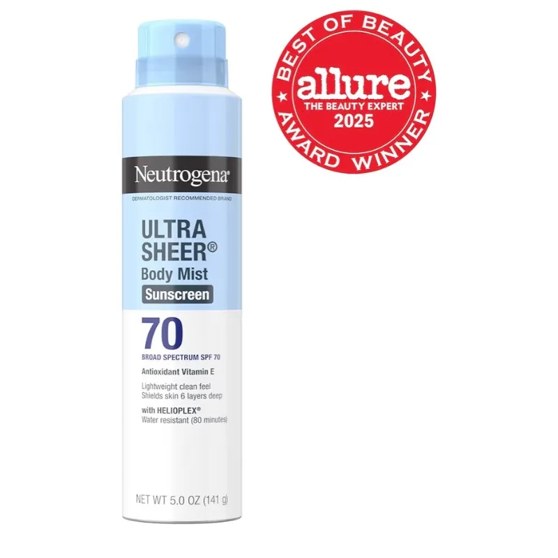 Neutrogena Ultra Sheer Body Mist - Protector Solar en Spray 70 SPF