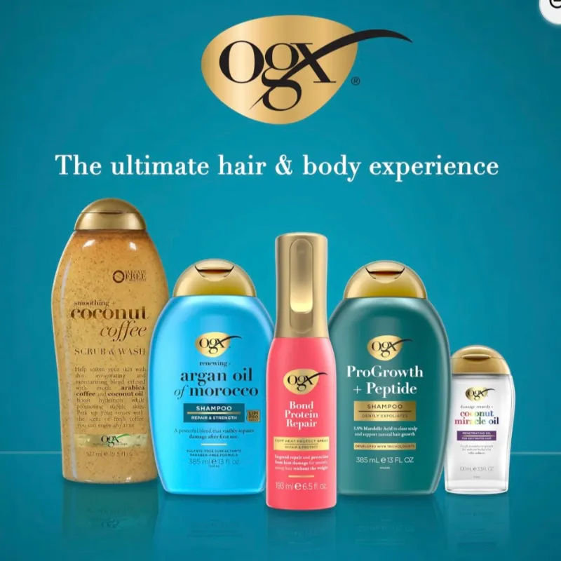 OGX Scrub & Wash Sensitive + Rose Water & Pink Sea Salt