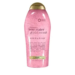 OGX Scrub & Wash Sensitive + Rose Water & Pink Sea Salt