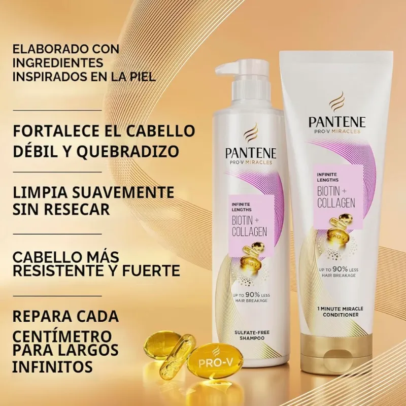 Pantene Pro-V Miracle Infinite Lengths Biotin + Collagen - 02322
