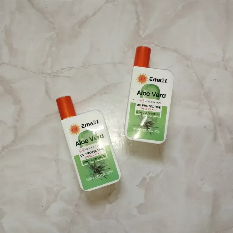 Protector solar con Aloe vera 