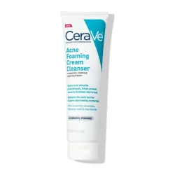 CeraVe Acne Foaming Cream Cleanser – 4% Peróxido de Benzoilo
