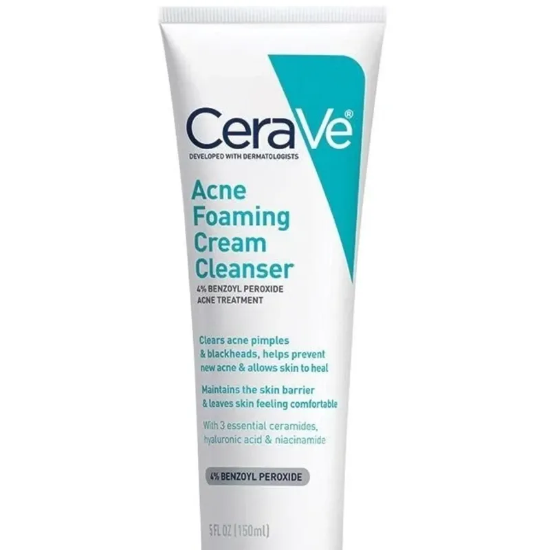 CeraVe Acne Foaming Cream Cleanser