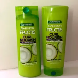 🥥✨Garnier Fructis Curl Nourish – Shampoo y Acondicionador