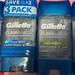Gillette Clear Shield – Protección Transparente 72H