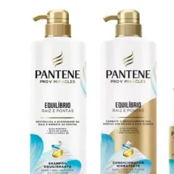 Kit Pantene Pro-V Miracles Equilíbrio Raiz e Pontas – Shampoo (510 ml) + Condicionador (510 ml)