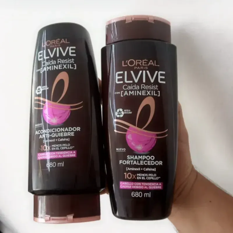 ✨🖤 L’Oréal Paris Elvive Caída Resist – Ritual Fortalecedor con Aminexil + Cafeína