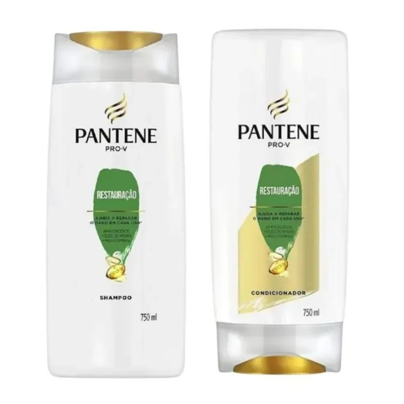💚Pantene Pro‑V – Restauración | Shampoo + Acondicionador (750 ml c/u)