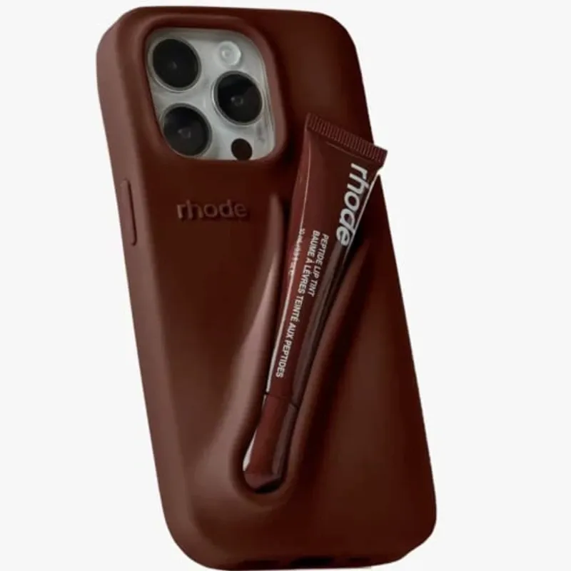 ☕✨Rhode Phone Case con Lip Treatment Integrado — Expresso ☕