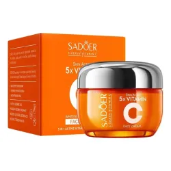 SADOER Crema Facial 5x Vitamina C 🍊✨