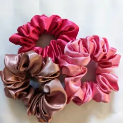 Schrunchies de satín 
