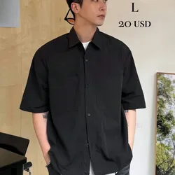 Camisa negra de hombre