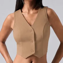 Chaleco beige