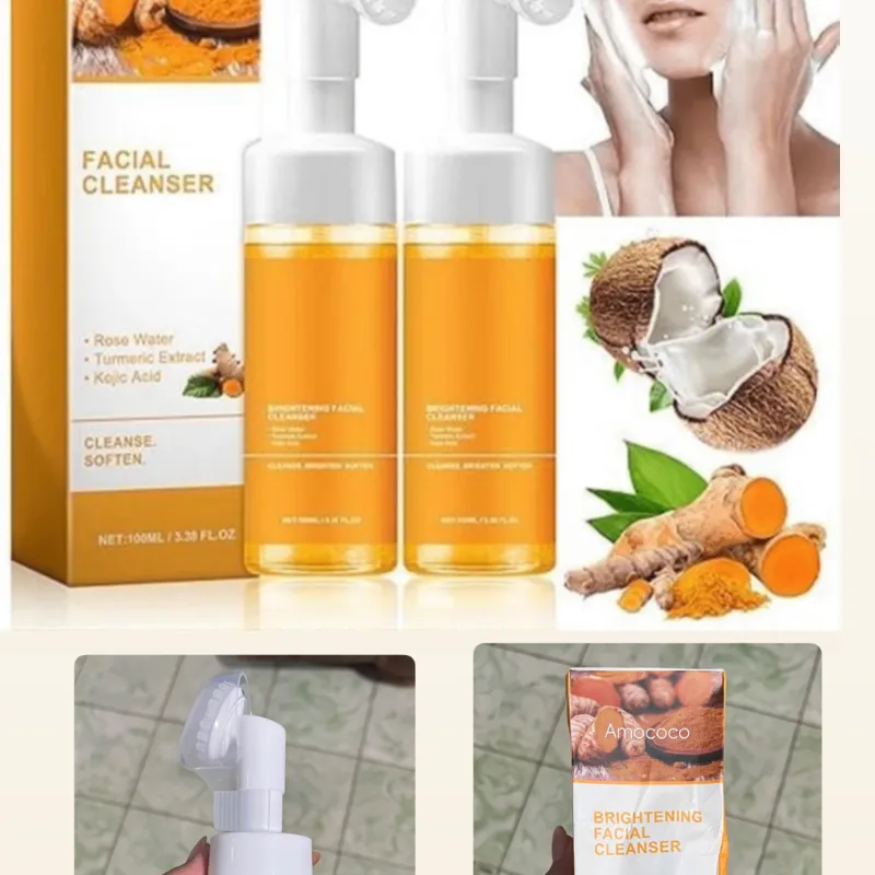 Limpiador facial de cúrcuma 