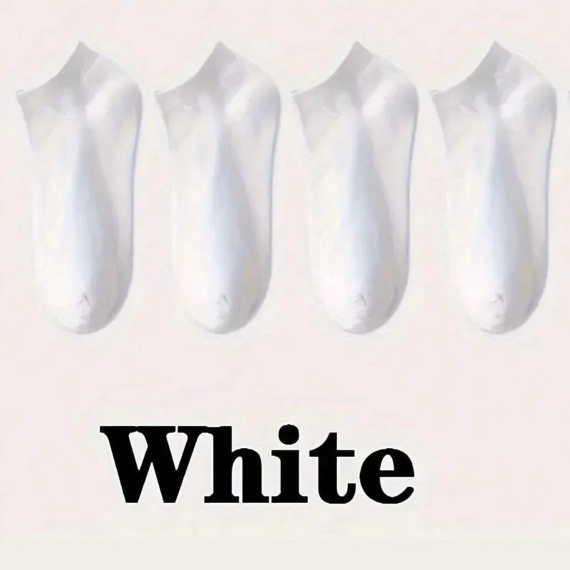 Medias blancas tobilleras
