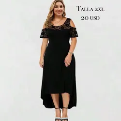 Vestido negro elegante