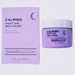 GBC Crema Facial Calmante para la Noche con Lavanda, Melatonina y Áloe.