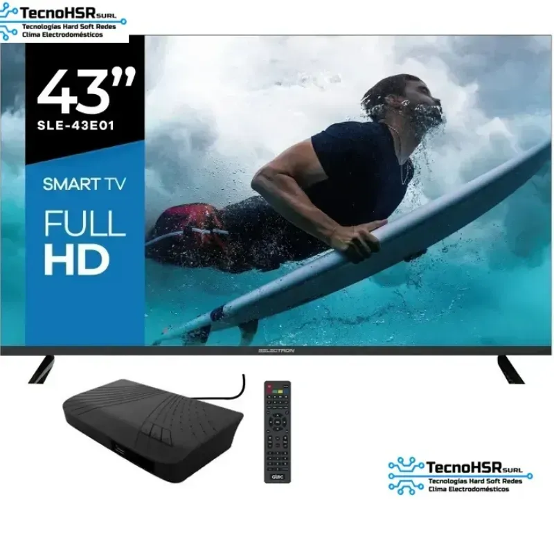 Combo TV Selectron 43" + Caja Decodificadora ATEC